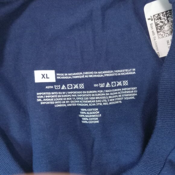 Super Cool School Crossing Guard T-shirt Print Men's Size XL Blue Cotton - Picture 8 of 9